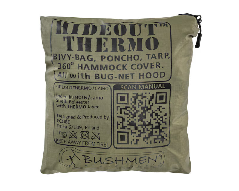 Bivvy Bag multifonction Bushmen Hideout™ Thermo - Camouflage