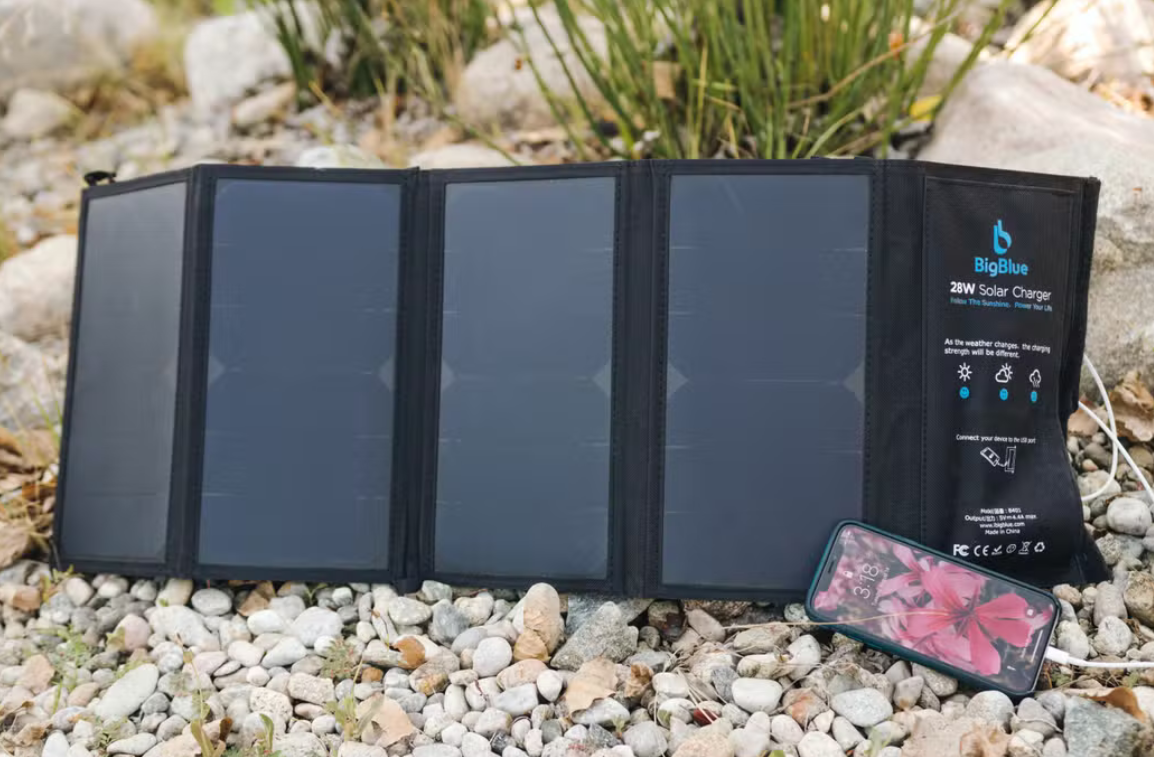 Chargeur Solaire Pliable BigBlue - 28W