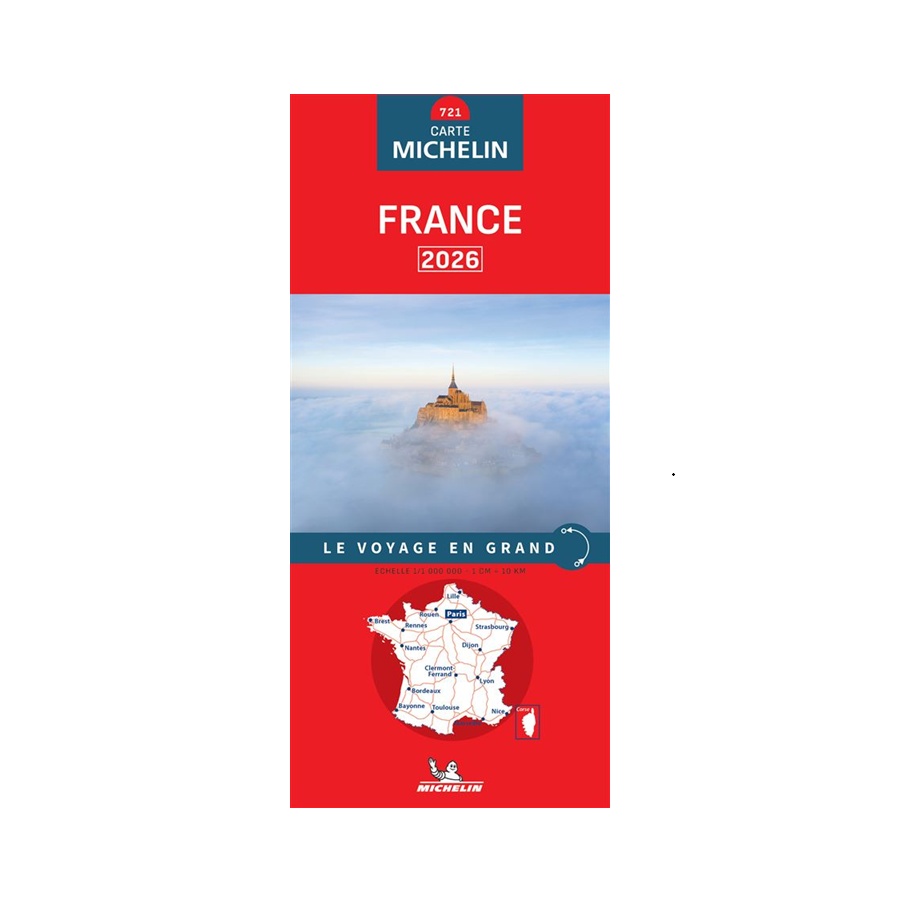 Michelin kaart Frankrijk 2026