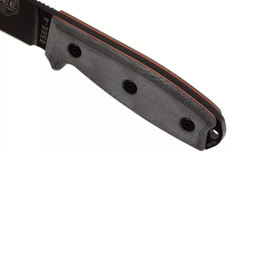 Couteau ESEE Model 4 Black blade
