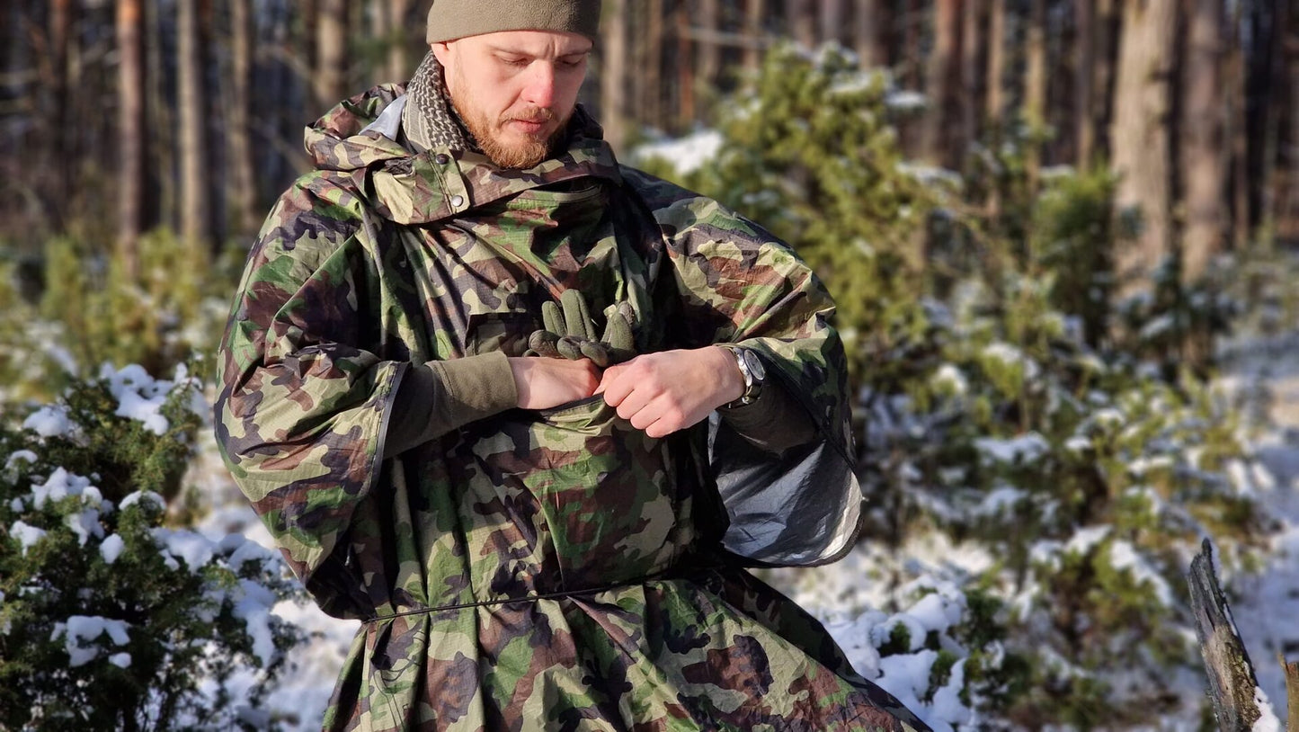 Bivvy Bag multifonction Bushmen Hideout™ Thermo - Camouflage