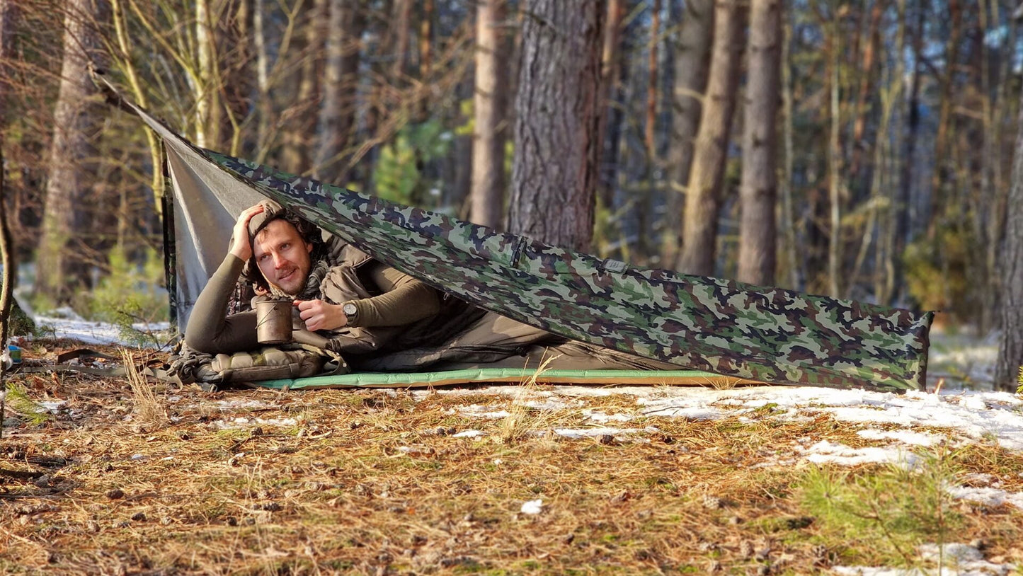 Bivvy Bag multifonction Bushmen Hideout™ Thermo - Camouflage