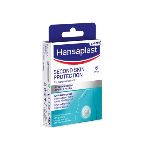 Pansements hydrocolloïdes Hansaplast Second Skin Protection - 6 unités