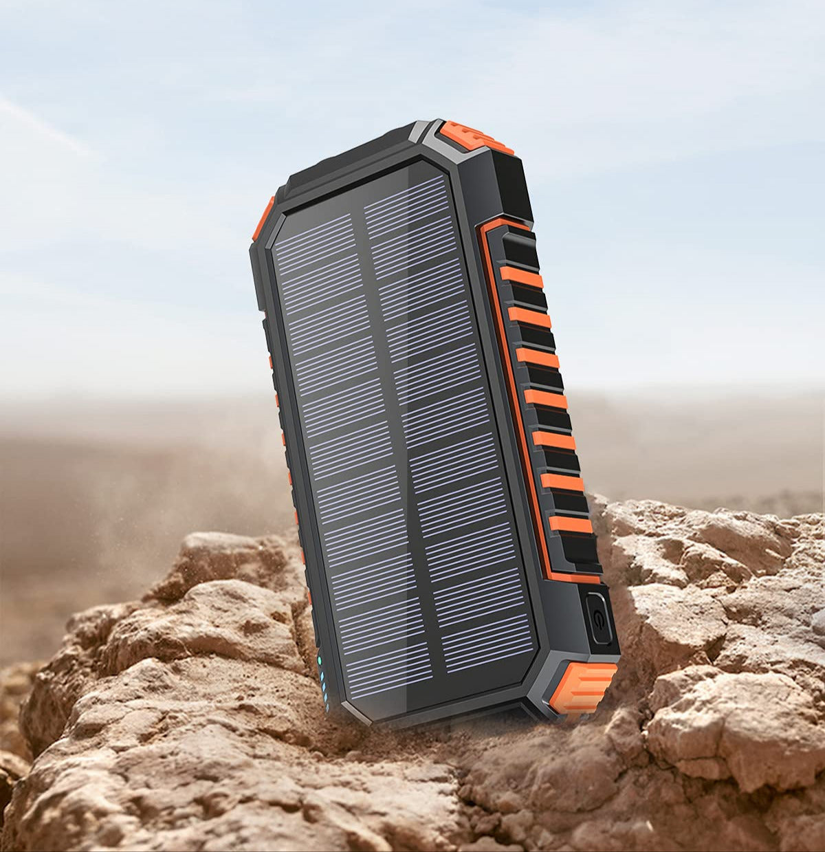 Batterie externe solaire Hiluckey - 26800mAh