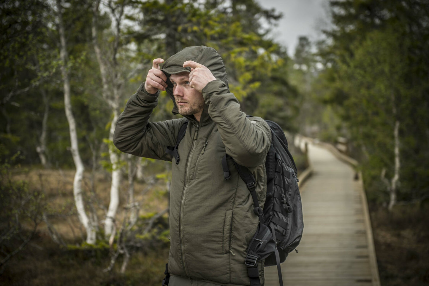 Veste Helikon-Tex Wolfhound Hoodie Reversible - Climashield®