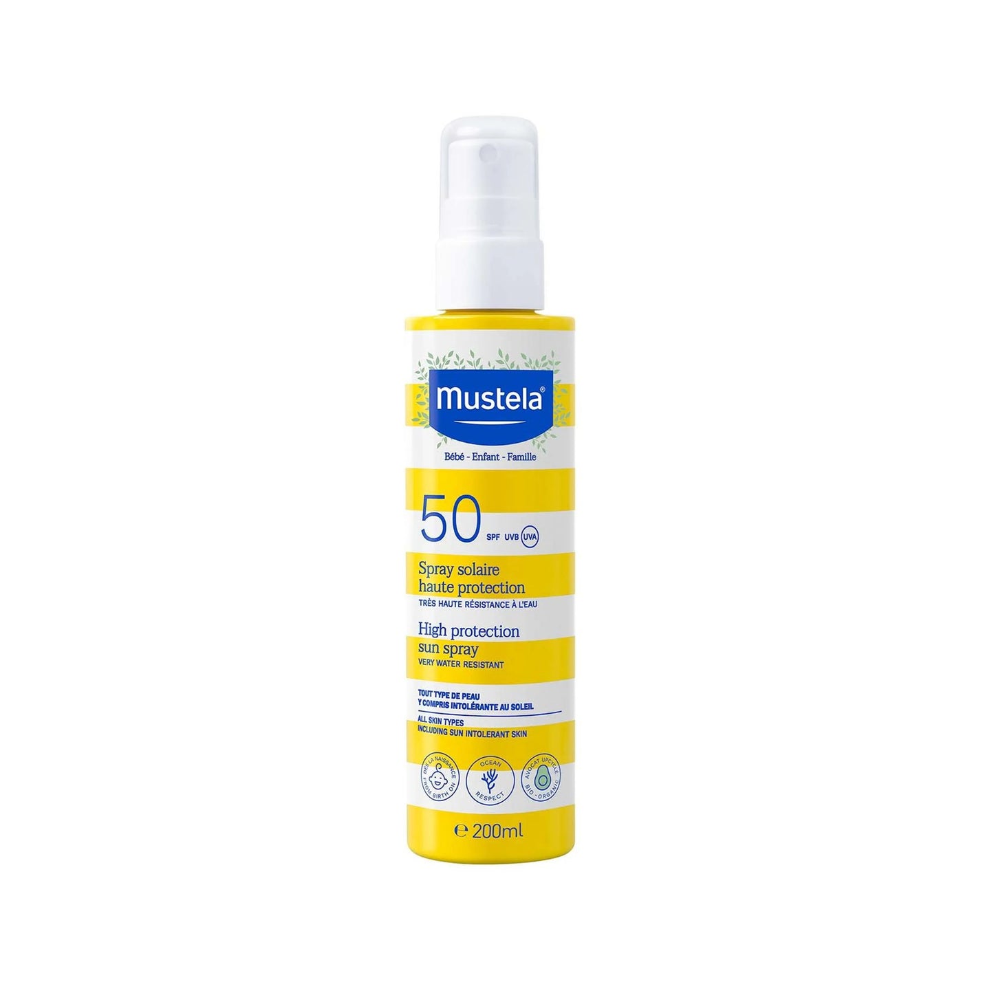 Protection solaire Mustela SPF50+ - 200 ml