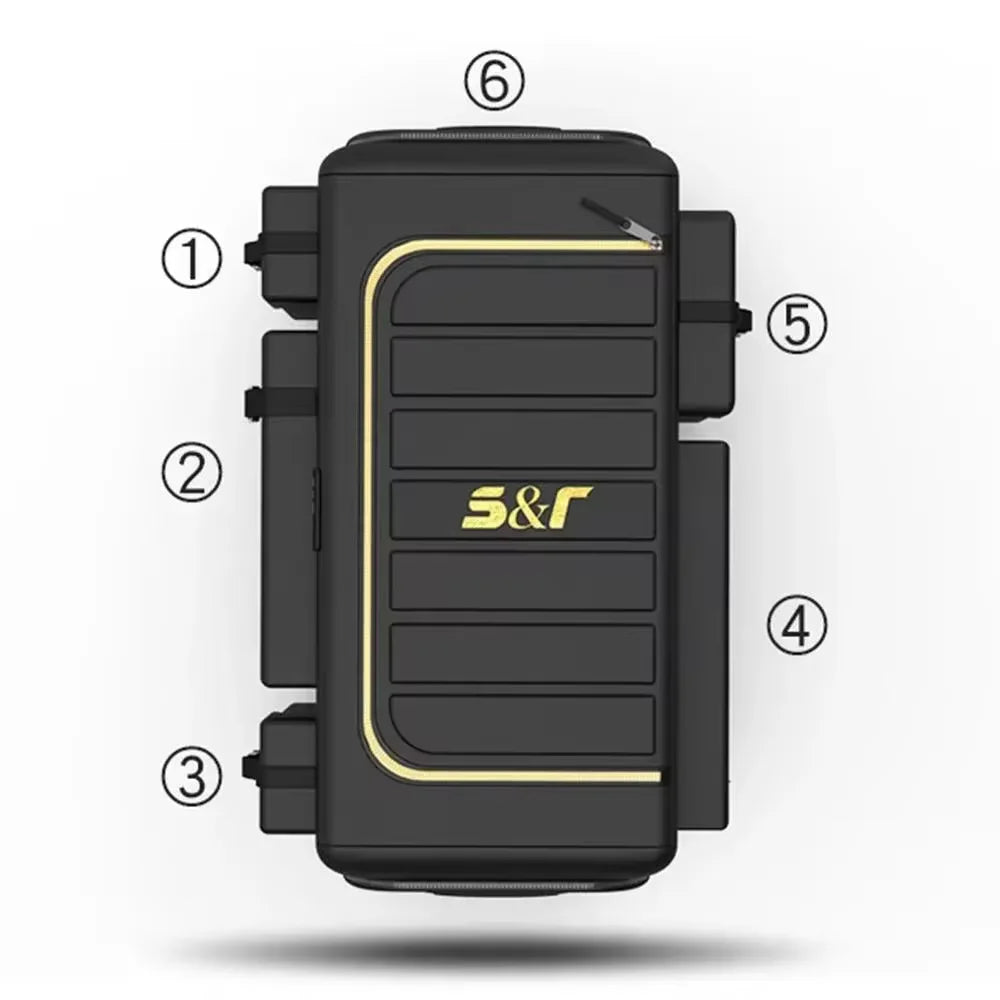 Organiseur de coffre pliable étanche S&T - 70L