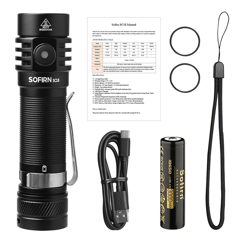 Sofirn SC18 Flashlight