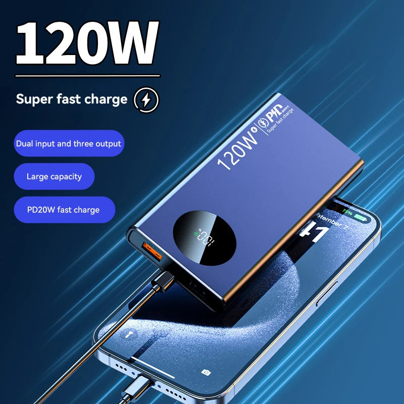 P&D 120W Powerbank - 20.000 mAh