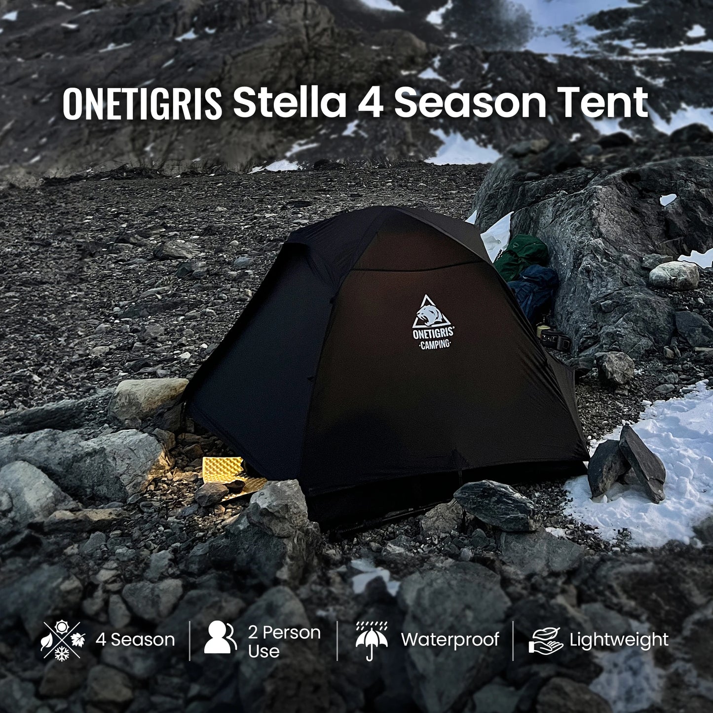Tente OneTigris Stella - 2 places, 4 saisons légère