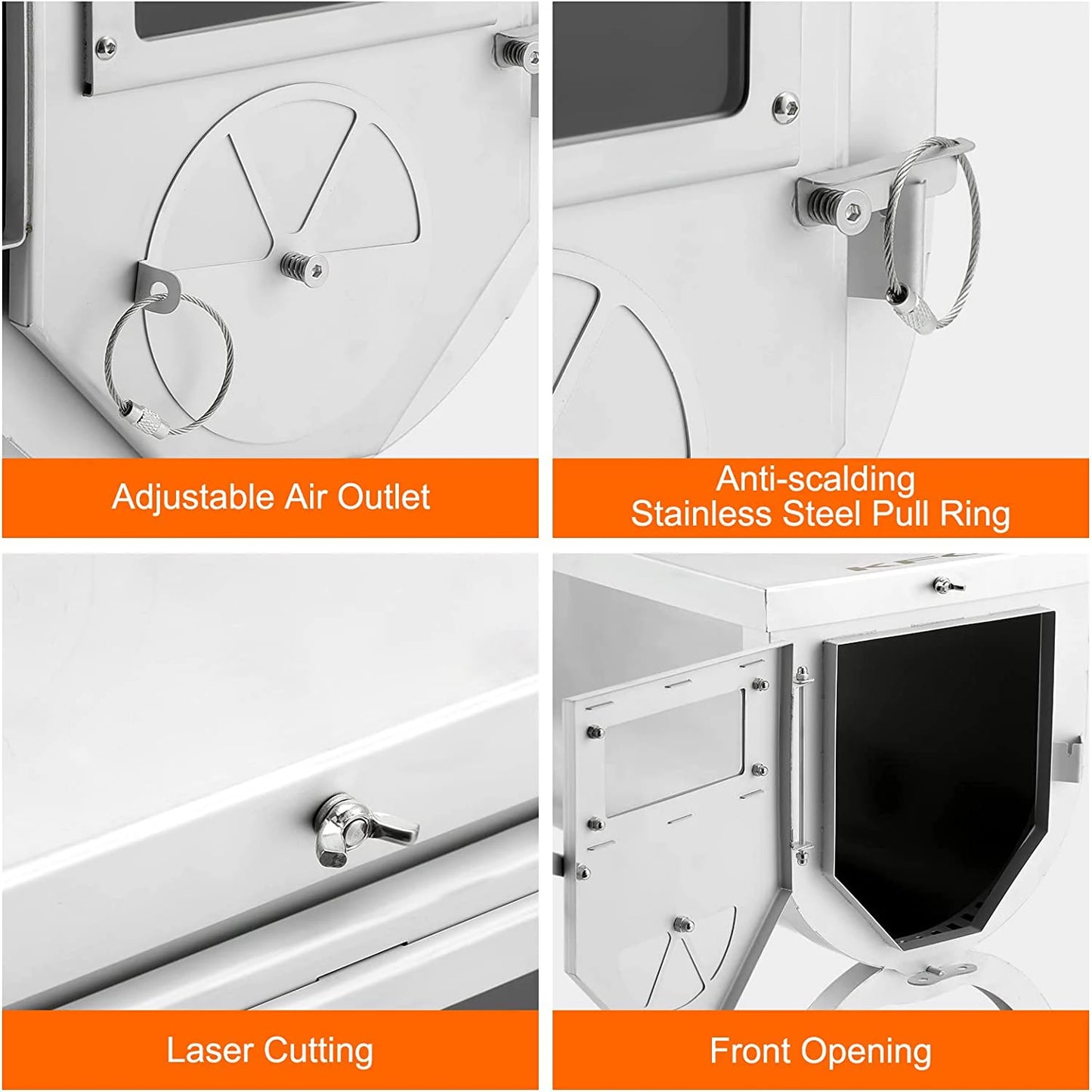 Poêle à bois portable Fiera Folding Tent Stove