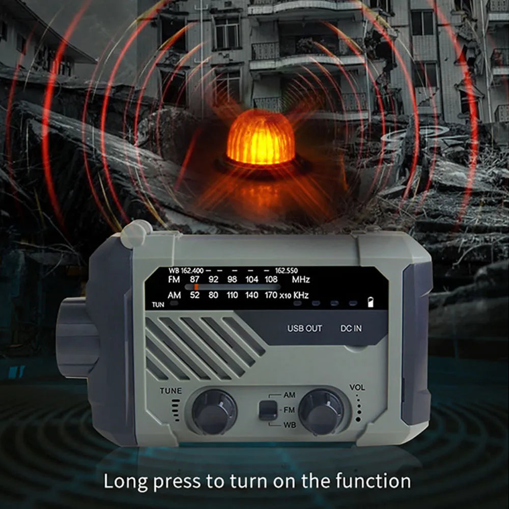 MultiGen Solar Hand Crank Noodradio