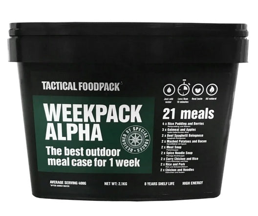 Tactische Foodpack Weekpack Alpha 21 Maaltijdkit