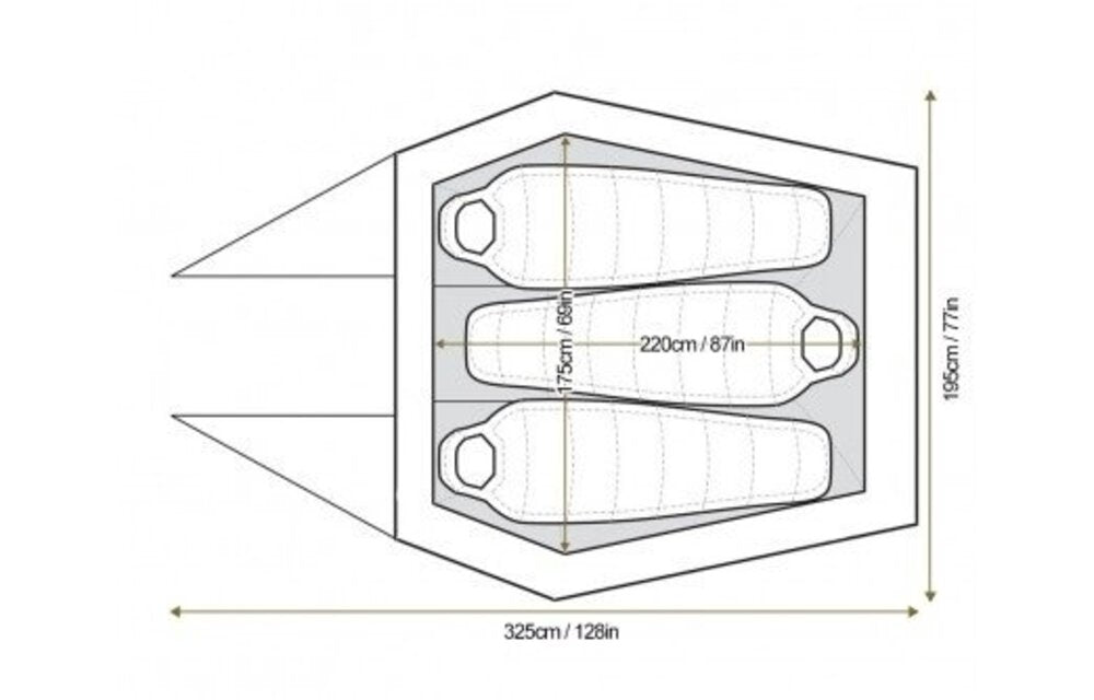 Tente Snugpak Scorpion 3 IX – 3 places, 4 saisons