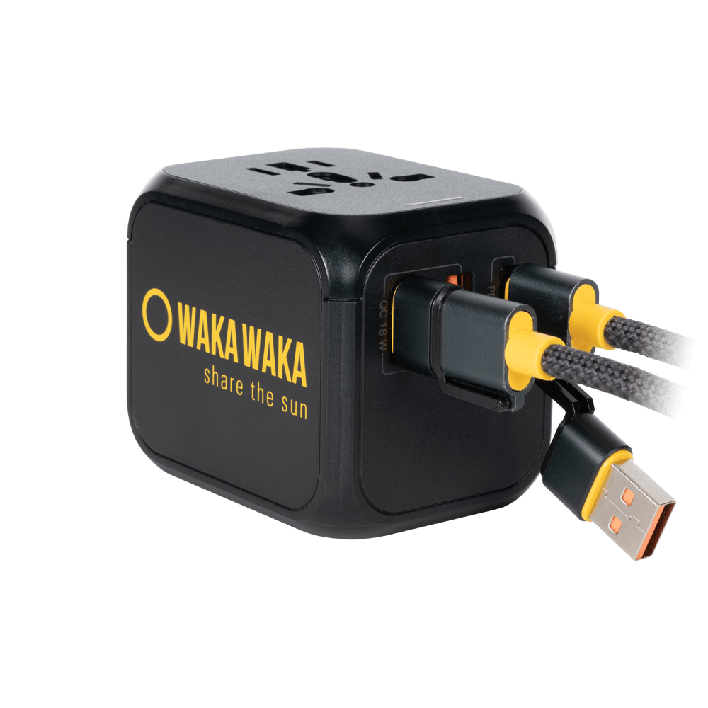 Adaptateur de voyage universel WakaWaka Travelcharger
