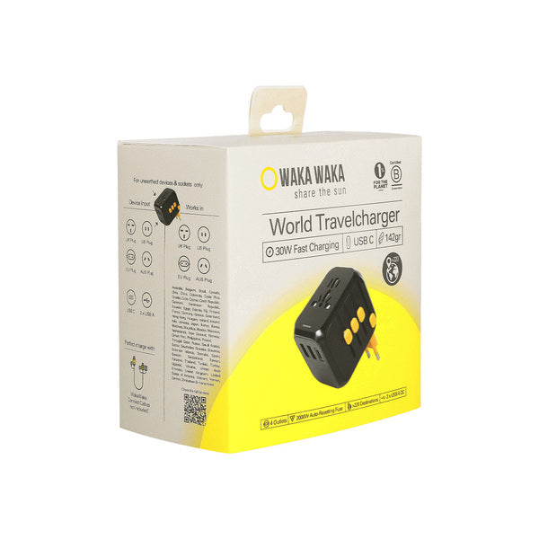 Adaptateur de voyage universel WakaWaka Travelcharger