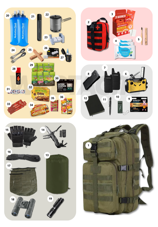 72h Comfort Survival Kit - WildTactic