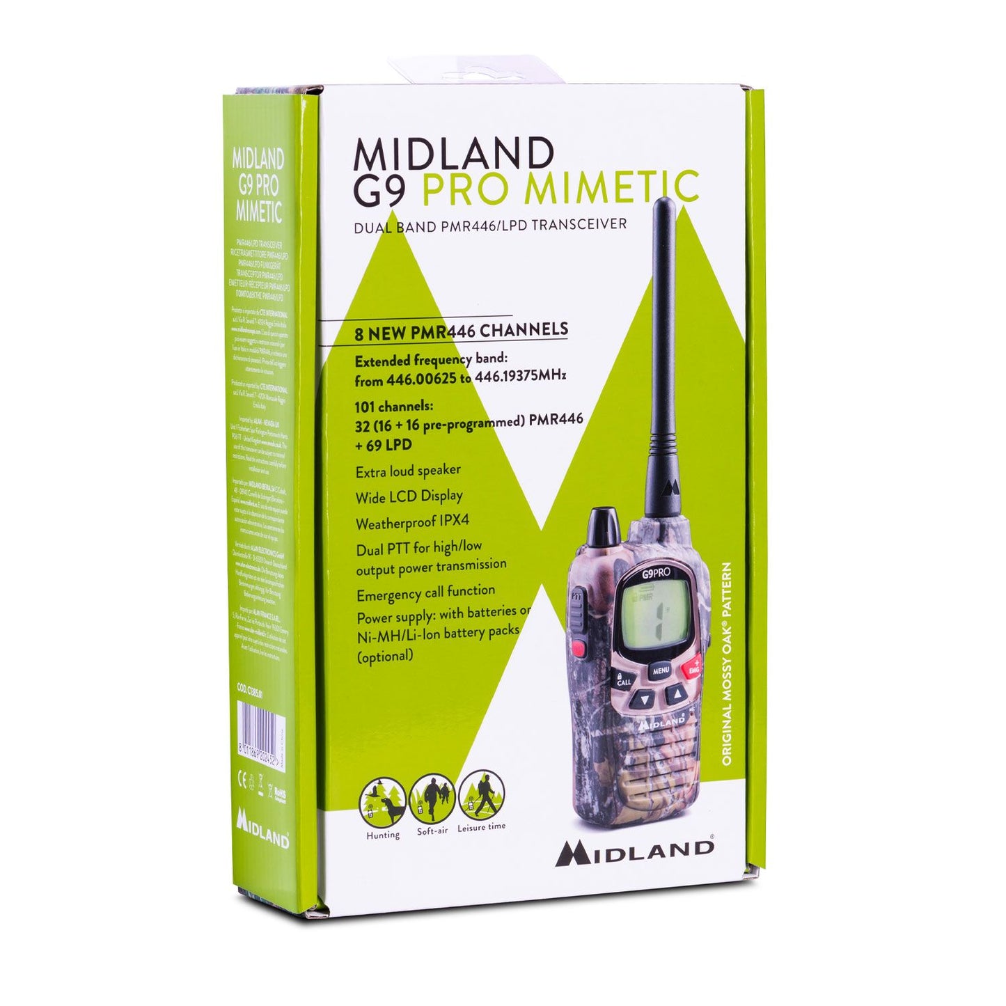 Walkietalkie Midland G9 Pro Mimetic