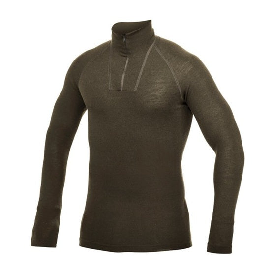 Sous-couche professionnelle ignifuge & antistatique Woolpower® Zip Turtleneck Lite Protection