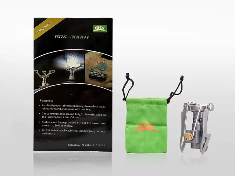 Réchaud à gaz ultraléger en titane BRS-3000T