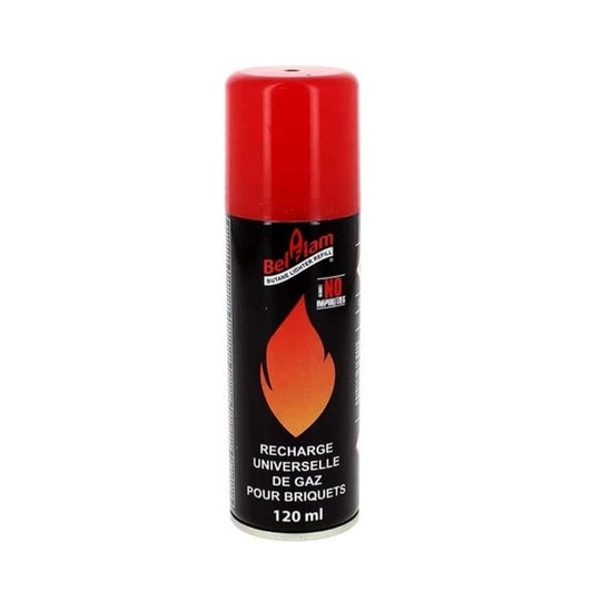 Recharge universelle de gaz pour briquet BelFlam - 120ml