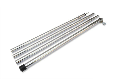 Tarp Pole telescopische mat x 2 - 1,8 m