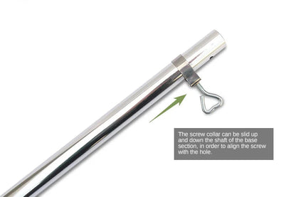 Tarp Pole telescopische mat x 2 - 1,8 m