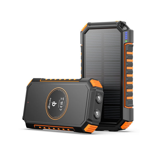 Batterie externe solaire Hiluckey - 26800mAh