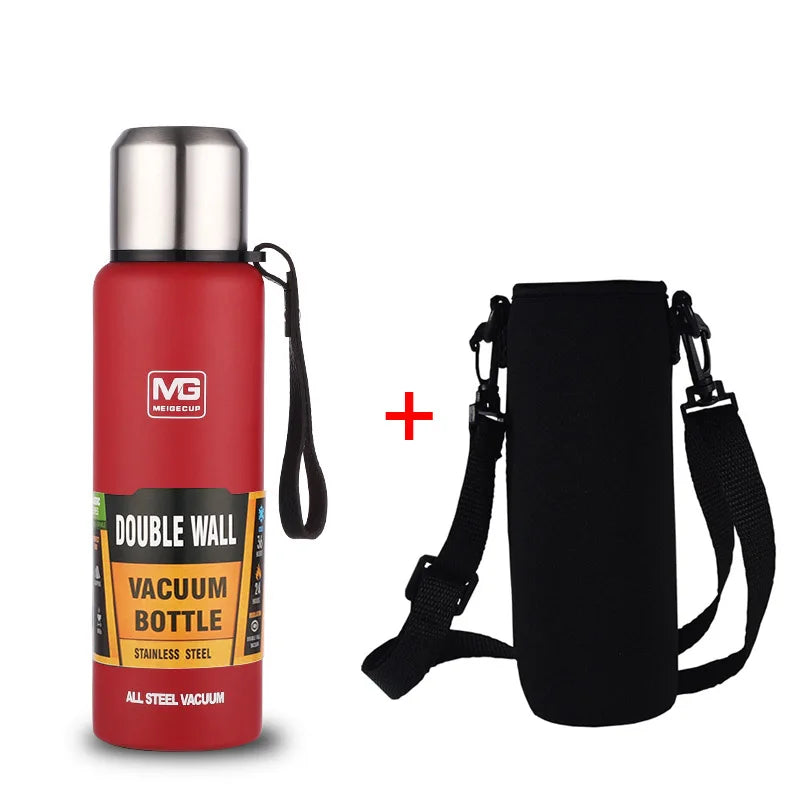 Gourde isotherme acier inox MG – 0,5L à 1,5L