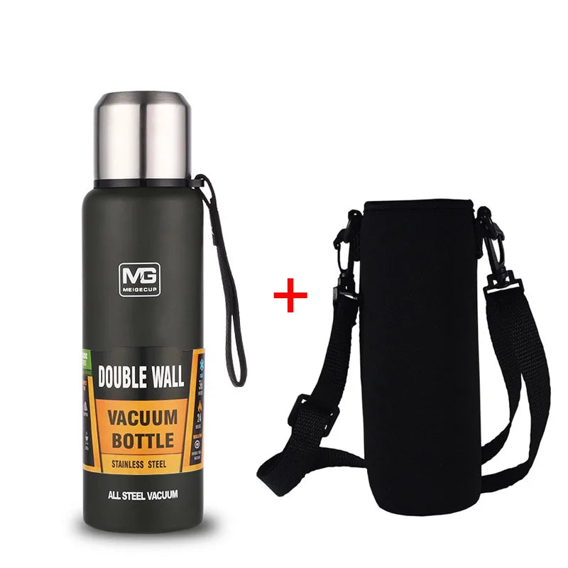 Gourde isotherme acier inox MG – 0,5L à 1,5L