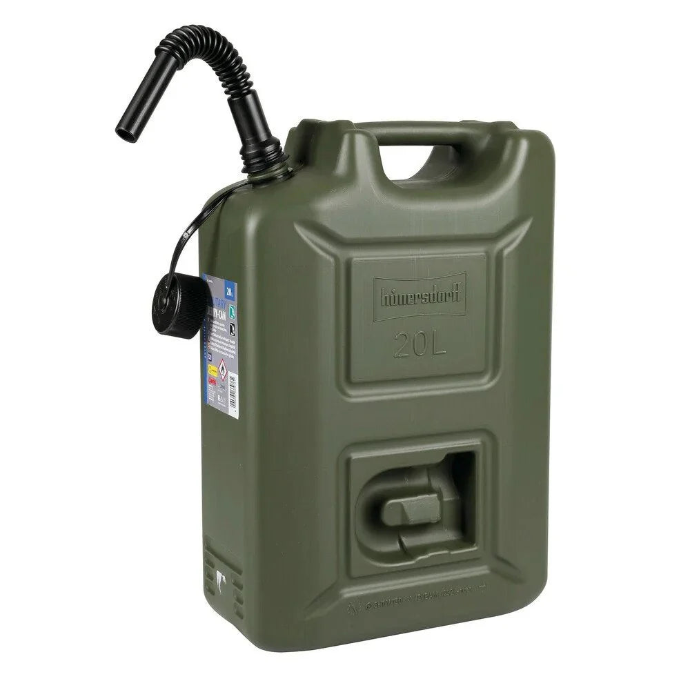 Hünersdorff goedgekeurde brandstofjerrycan met schenktuit - 20L