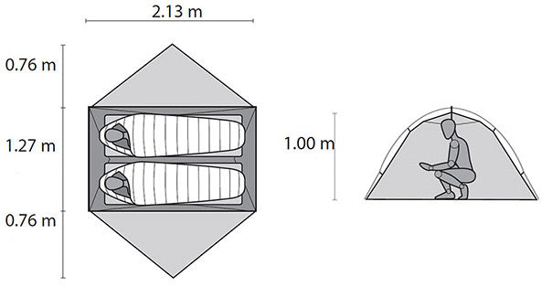 Tente MSR Hubba Hubba NX Shield 2