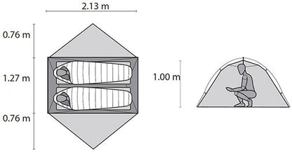 Tente MSR Hubba Hubba NX Shield 2