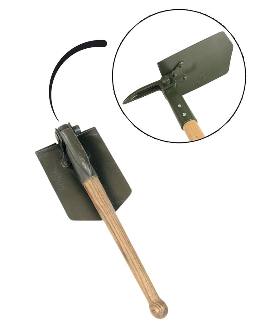 Opvouwbare schop met pikhouweel Mil-Tec®