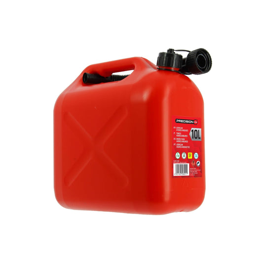 Precisie stalen plastic jerrycan met schenktuit - 10L