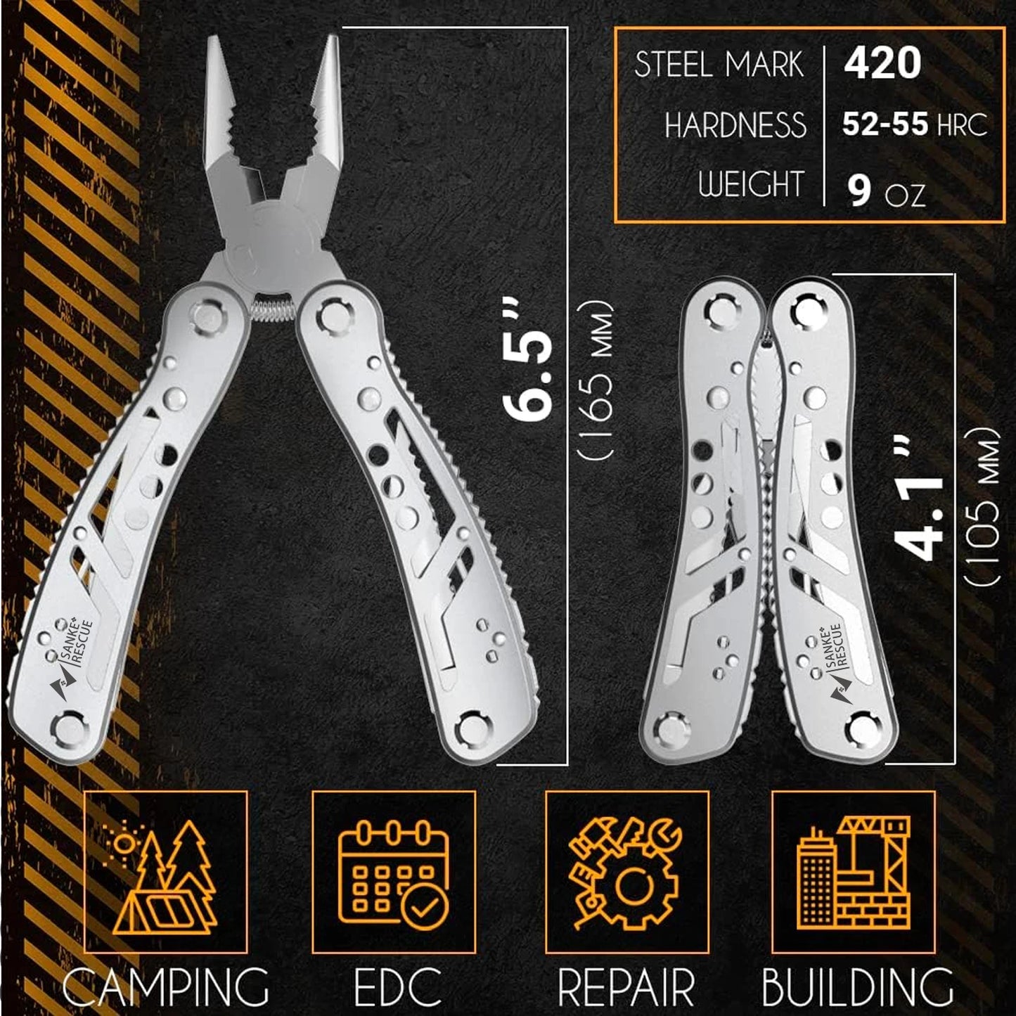 Sanke Rescue 24-in-1 multitool