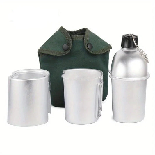 Kit Gourde, Quart, Réchaud et Housse WhiteFox - 0,9L