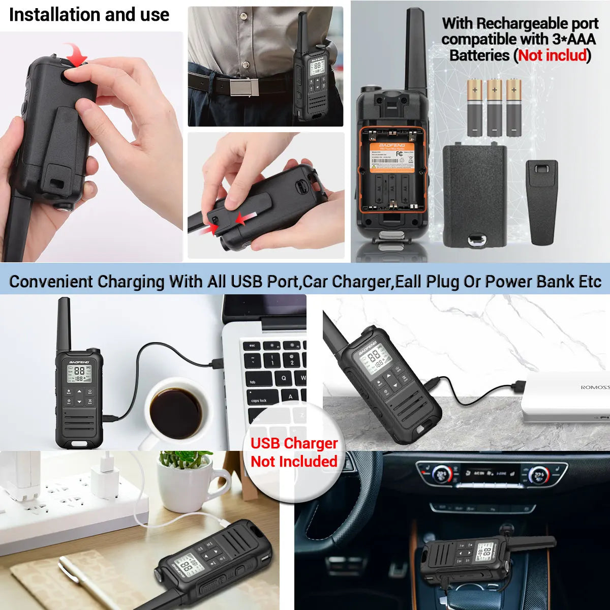 Baofeng F22 Walkie Talkie-kit