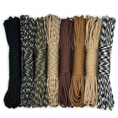 550 Paracord - Gebruik voor algemeen en tactisch gebruik (5, 10, 20, 31 m)