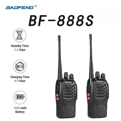 Baofeng BF-888S Tactical Walkie Talkie Kit – 2 zenders