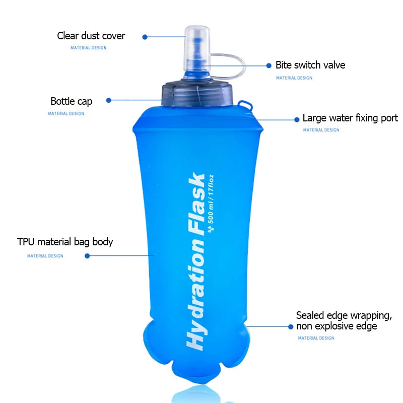 Poche d’eau souple Hydration Flask – 500ml / 750ml