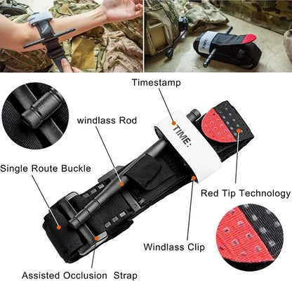 Kit de secours tactique Outdoor Emergency – 131 pièces
