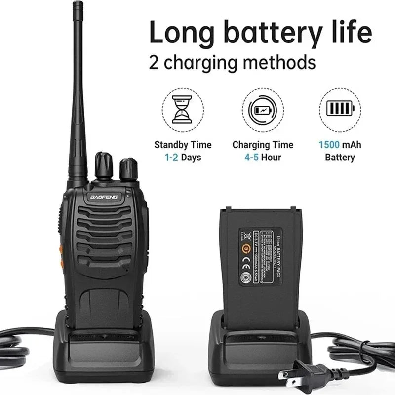 Baofeng BF-888S Tactical Walkie Talkie Kit – 2 zenders