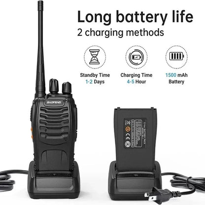 Baofeng BF-888S Tactical Walkie Talkie Kit – 2 zenders