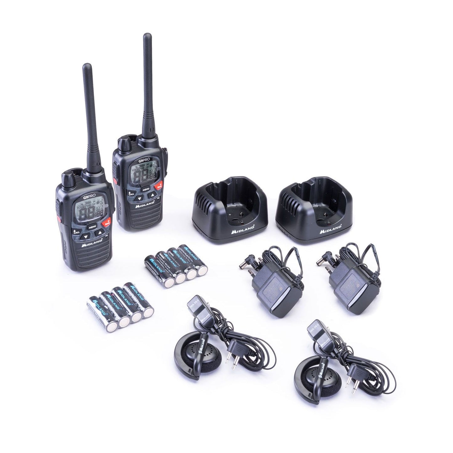 Kit 2 Midland G9 Pro portofoons