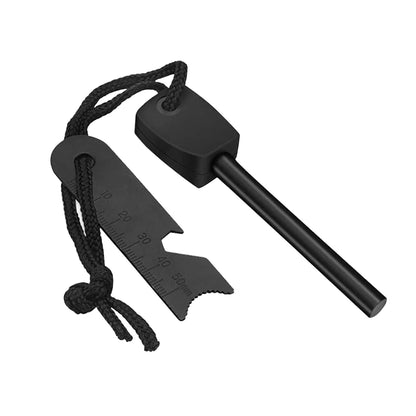 Allume-feu en ferrocerium (grattoir inclus et manche caoutchouc)