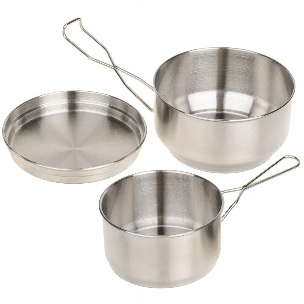 Gamelle tchèque Mil-Tec - 3 pièces inox