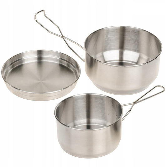 Gamelle tchèque Mil-Tec - 3 pièces inox