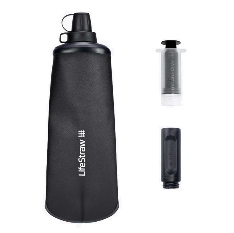 Gourde filtrante souple LifeStraw Peak Series - 0,65L à 1L