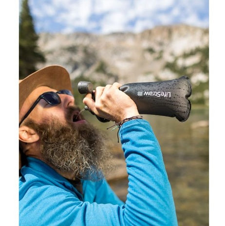 Gourde filtrante souple LifeStraw Peak Series - 0,65L à 1L